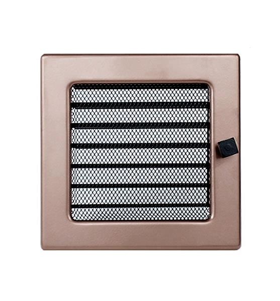 Grila aerisire reglabila CUPRU GALVANIZAT 17x17