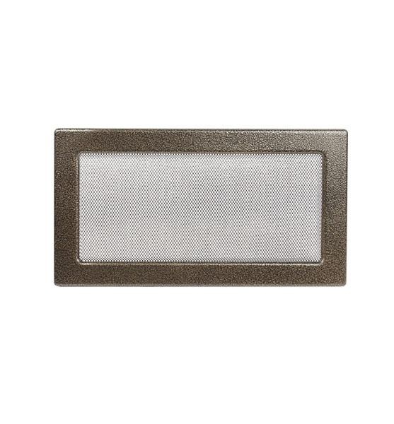 Grila aerisire NEGRU AURIU 17x30