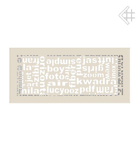 Grila ABC CREM 17x37